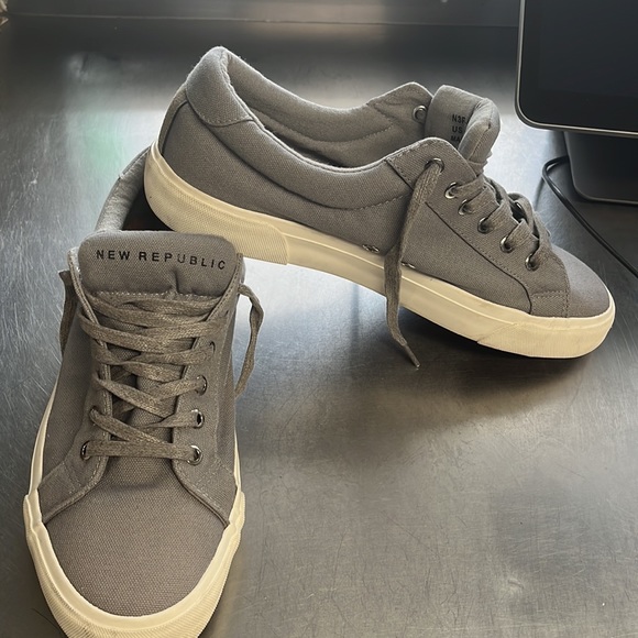 new republic shoes gray canvas - Picture 6 of 8